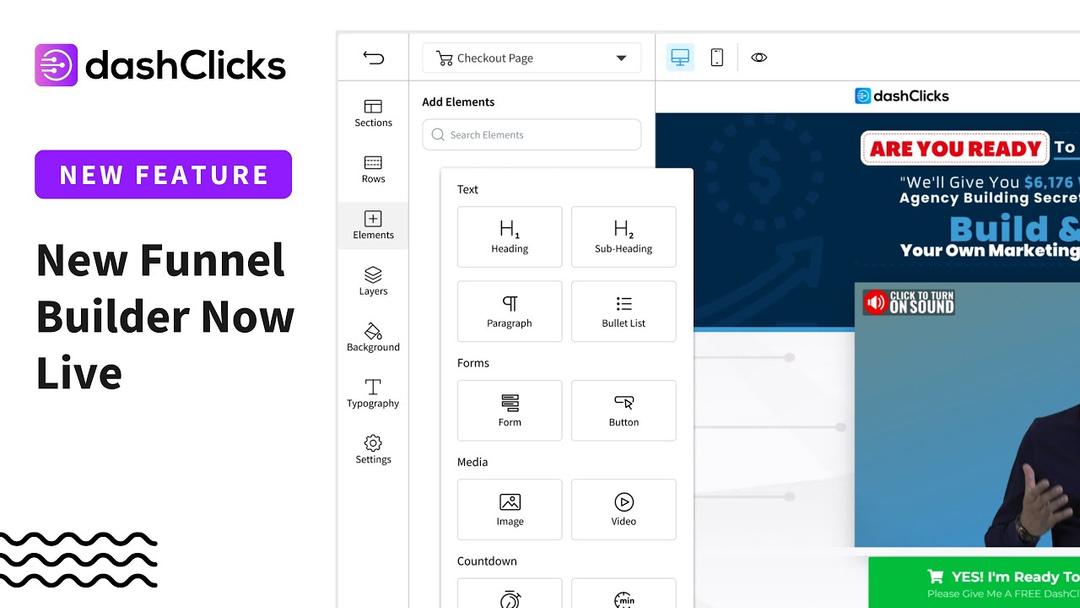 Funnel/Website Builder for DashClicks